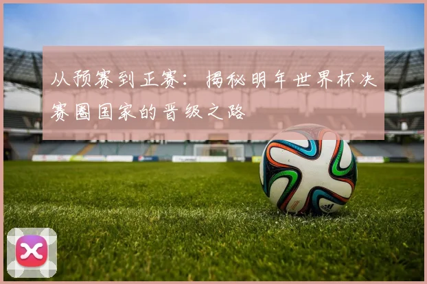 从预赛到正赛：揭秘明年世界杯决赛圈国家的晋级之路